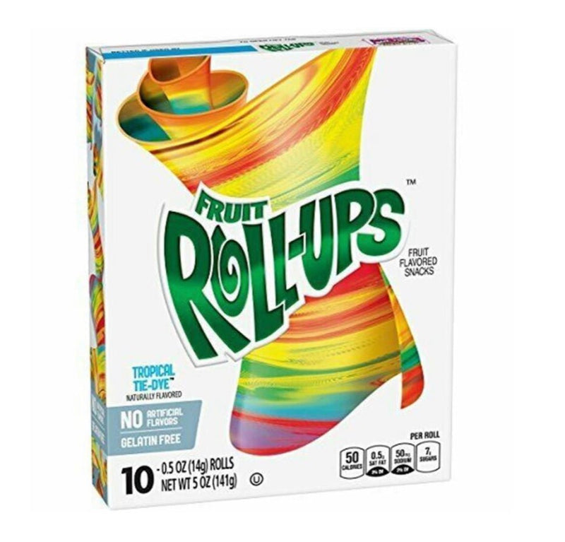 10x Fruit Roll - Ups 141g Tropical Tie - Candy24 - Großhandel - B2B