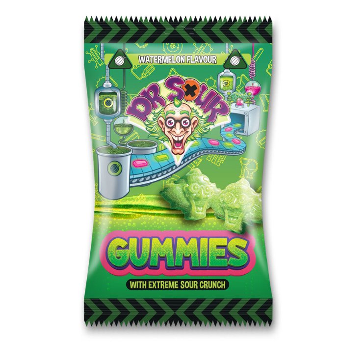 12x Dr Sour Watermelon Gummies 200g - Candy24 - Großhandel - B2B