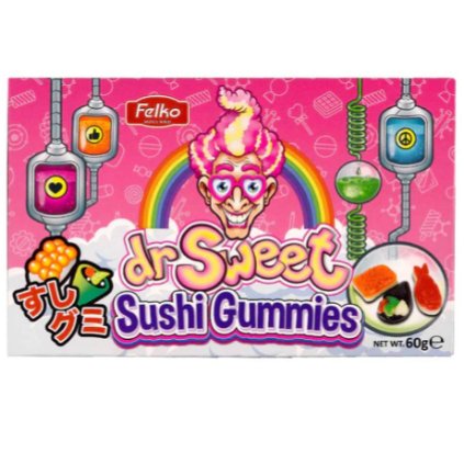 12x Dr. Sweet Sushi Gummies 60g - Candy24 - Großhandel - B2B