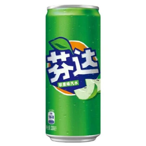 12x Fanta Asia Green Apple 330ml - Candy24 - Großhandel - B2B