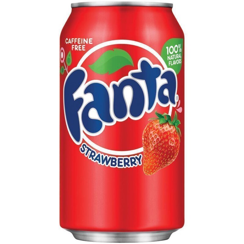 12x Fanta USA Strawberry 355ml - Candy24 - Großhandel - B2B