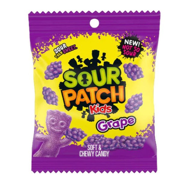 12x Sour Patch Grape 102g - Candy24 - Großhandel - B2B