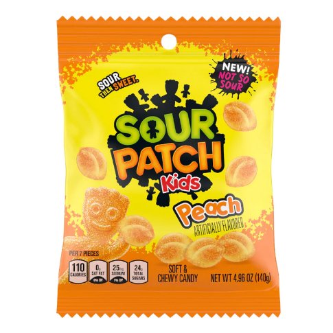 12x Sour Patch Peach 101g - Candy24 - Großhandel - B2B