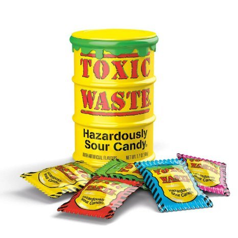 12x Toxic Waste Hazardously Sour Candy 42g - Candy24 - Großhandel - B2B