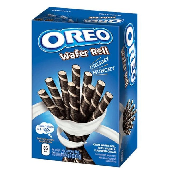 20x Oreo Wafer Roll Vanilla 54g - Candy24 - Großhandel - B2B