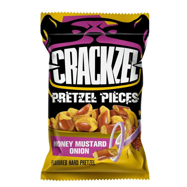 24x Crackzel Pretzel Pieces Honey Mustard Onion 85g - Candy24 - Großhandel - B2B