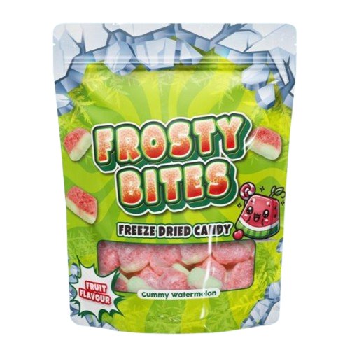 24x Frosty Bites Gefriergetrocknete Süßigkeiten Gummy Watermelon 50g - Candy24 - Großhandel - B2B