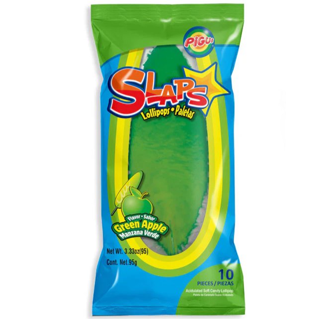 25x Slaps Green Apple 100g - Candy24 - Großhandel - B2B