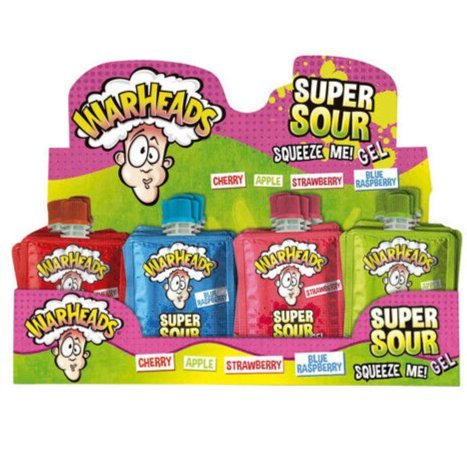 32x Warheads Super Sour Gel 20g - Candy24 - Großhandel - B2B