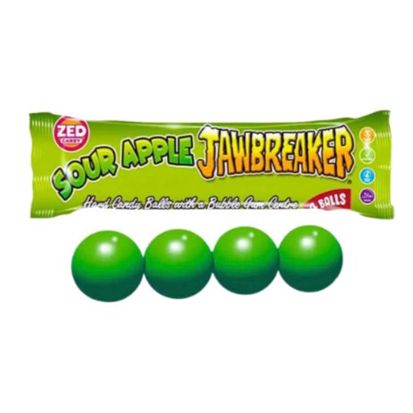 40x Jawbreaker ZED Sour Apple 33g - Candy24 - Großhandel - B2B