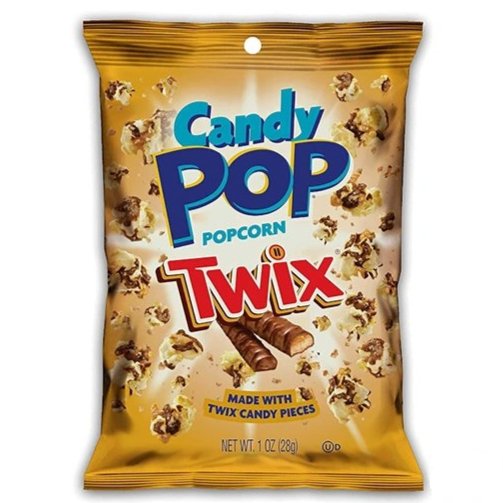 8x Candy Pop Popcorn Twix 28g - Candy24 - Großhandel - B2B