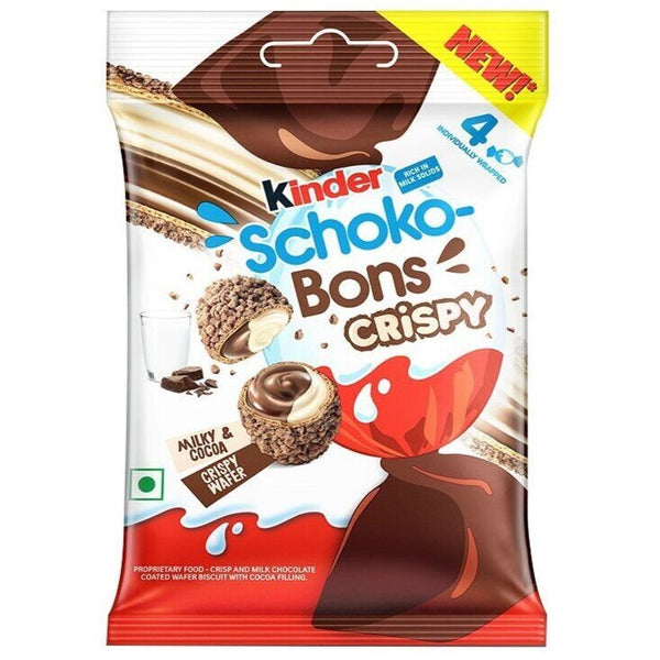 96x Kinder Schoko Bons Crispy 22g - Candy24 - Großhandel - B2B