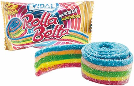 24x Vidal Rolla Belta Multicolor 19g