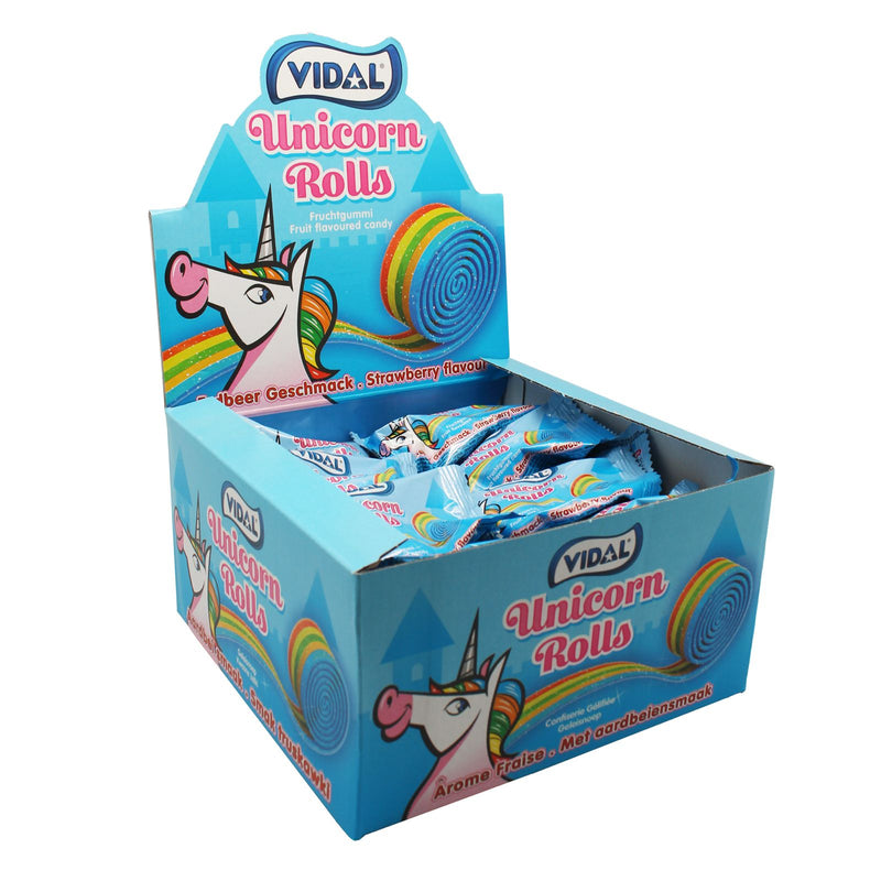 24x Vidal Unicorn Rolls 19g