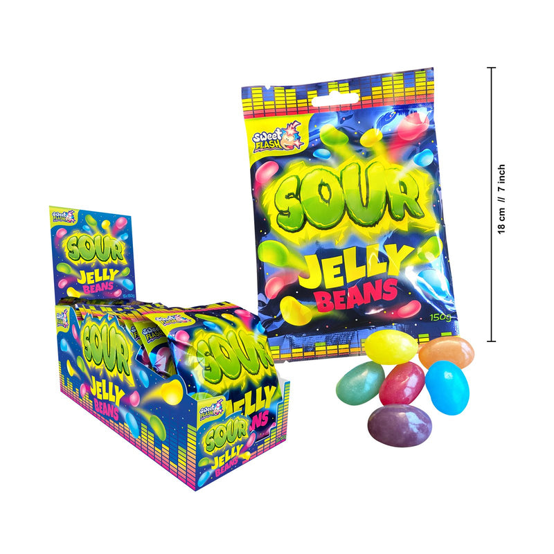 15x Sour Jelly Beans 150g