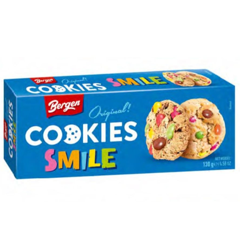 18x Bergen Smile Cookies 128g