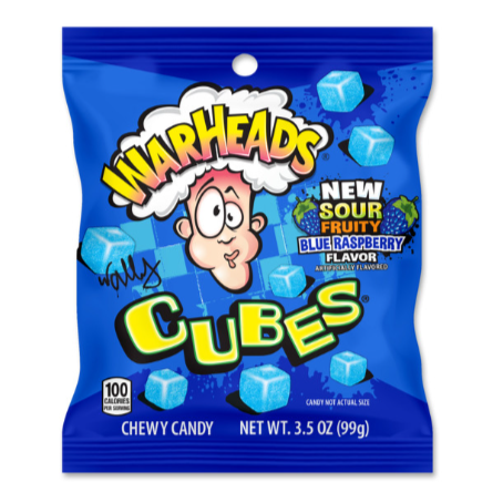 Warheads Blue Raspberry 99g Beutel