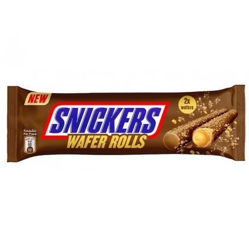 12x Snickers Wafer Roll 24g