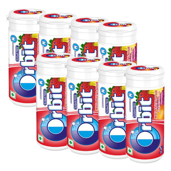8x Orbit Mixed Fruit Display 22g